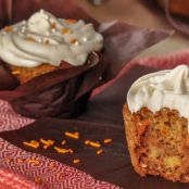 Carrot Cake Cupcakes, GF